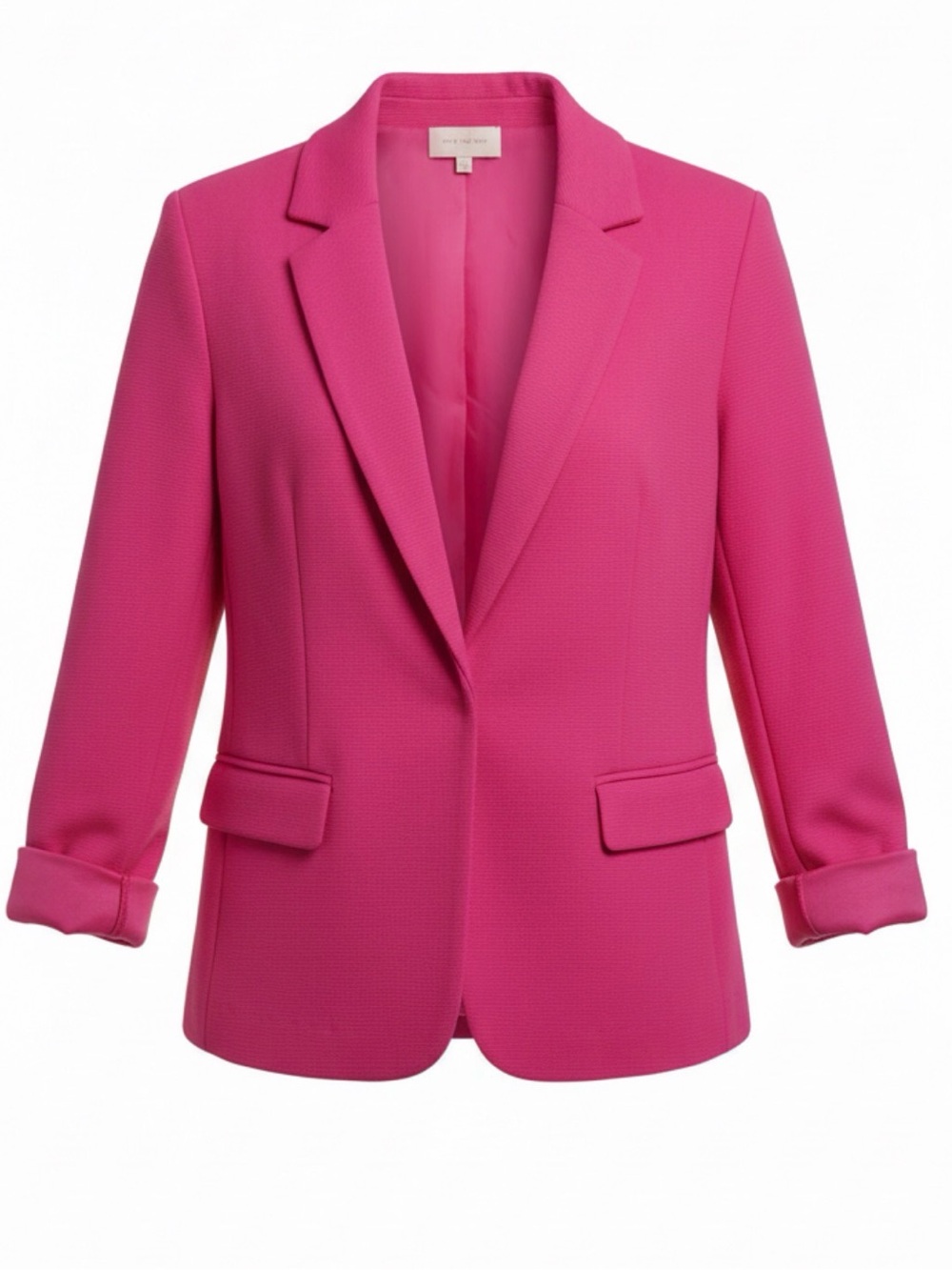 Skies Are Blue Hot Pink Tailored Blazer